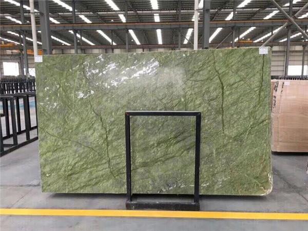 dandong green marble slabs