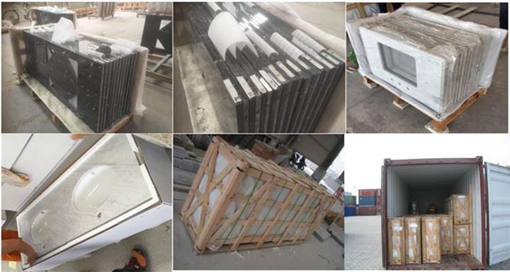 azul bahia granite countertops packing and loading