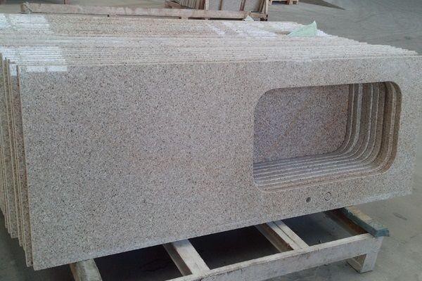 G681 pink pearl granite kitchen top