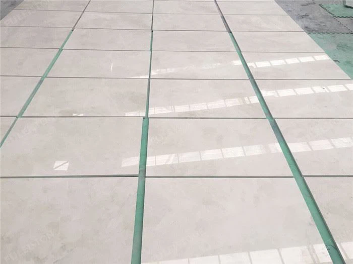 Beige marble floor tiles polished