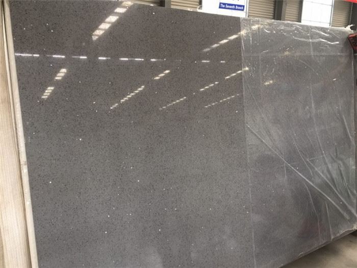 quartz countertops dark grey slab