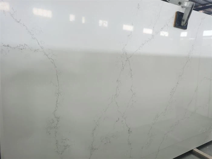 Fairy white quartz slab for wall