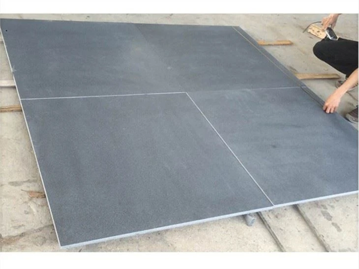 honed basalt slab for outdoor