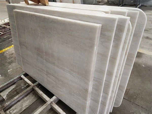 white and gold marble slabs