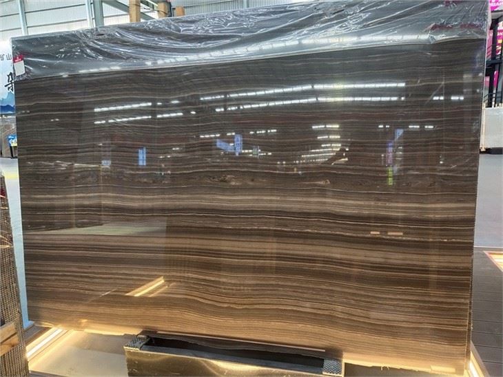 Brown Wooden Marble Slab
