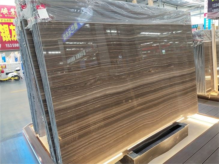 Brown Wooden Marble Slab