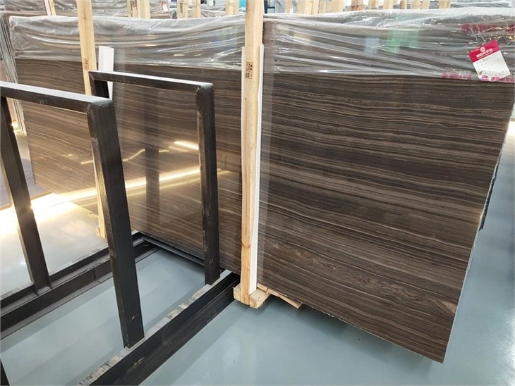Brown Wooden Marble Slab