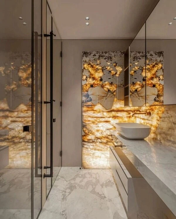Alpinus Granite Bathroom Wall