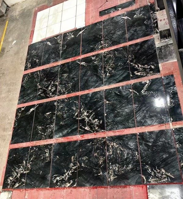Black Cosmic Leather Granite Tiles