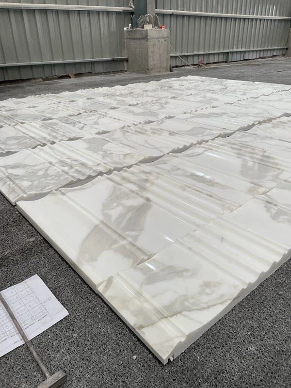 Calacatta Gold Marble Carving Tile