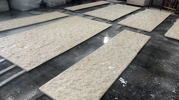 Natural Split Limestone Wall