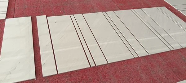 Polaris White Marble floor bedroom