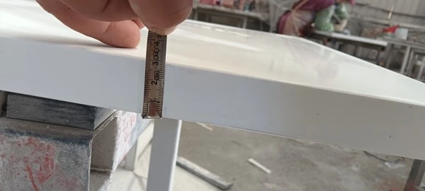 quartz pure white countertops thickness