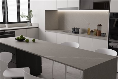 Comptoir en pierre frittée Pietra Grey