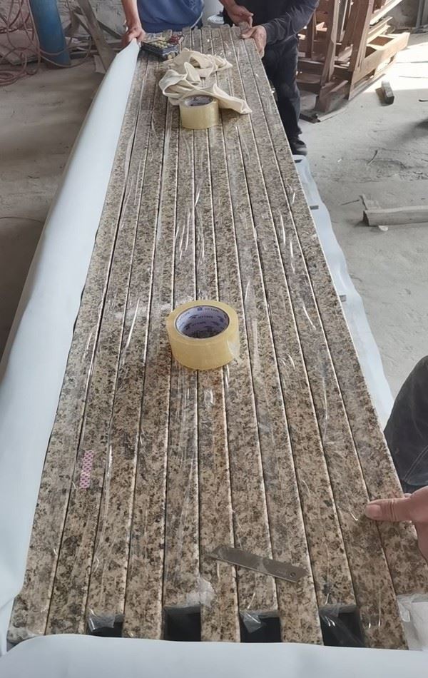 Tiger Yellow Granite kitchen top