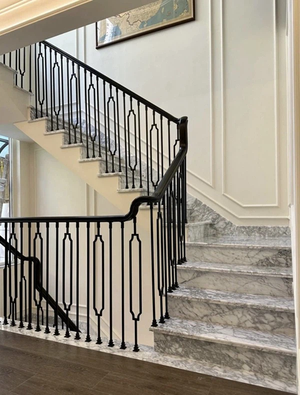 Arabescato white Marble Stairs
