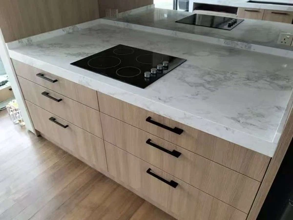 Bulgari Grey Quartz Countertops