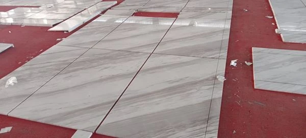 White Volakas Marble room