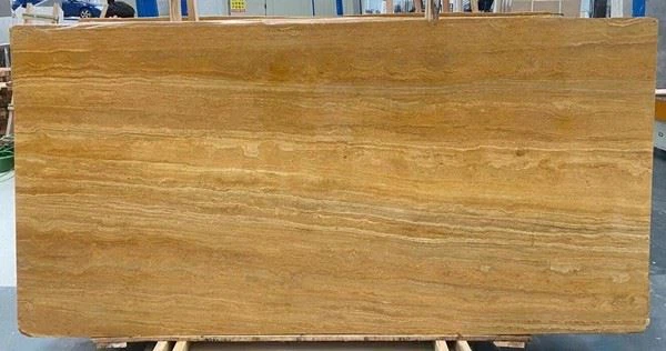 Yellow Travertine Stone slabs